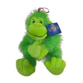 Goffa USA Neon Green Gorilla Loop & Hook Hands 6.5" Plush