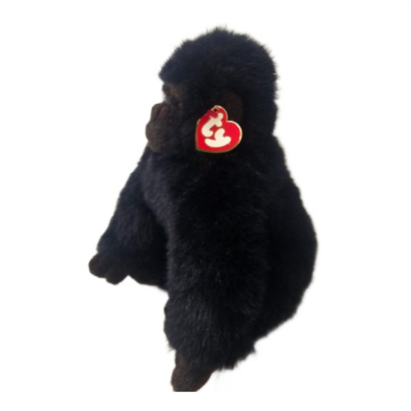 TY Beanie Buddy BABY GEORGE Gorilla Stuffed Plush Animal 11” 1995