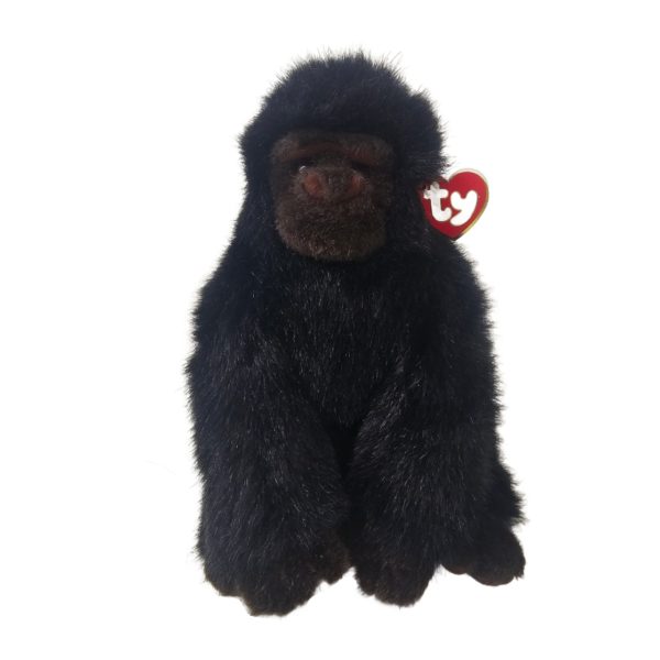 TY Beanie Buddy BABY GEORGE Gorilla Stuffed Plush Animal 11” 1995