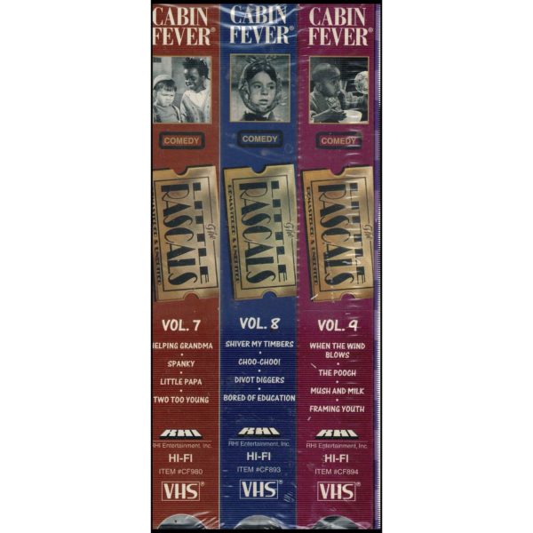 Little Rascals TV Show: 4 Boxed - 12 Tape Special Set (VHS Tape)