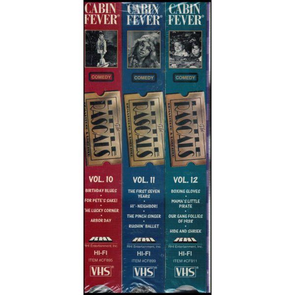 Little Rascals TV Show: 4 Boxed - 12 Tape Special Set (VHS Tape)