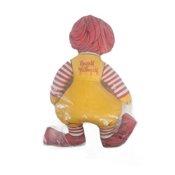 Vintage 1980's Ronald McDonald 16" Cloth Toy Doll Sealed In Package