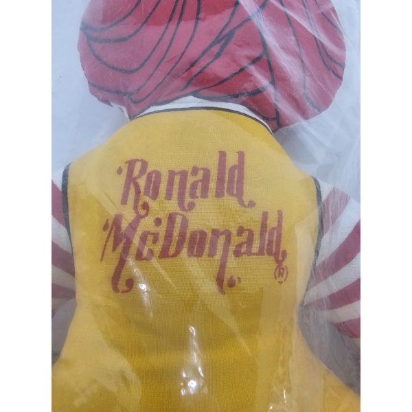 Vintage 1980's Ronald McDonald 16" Cloth Toy Doll Sealed In Package