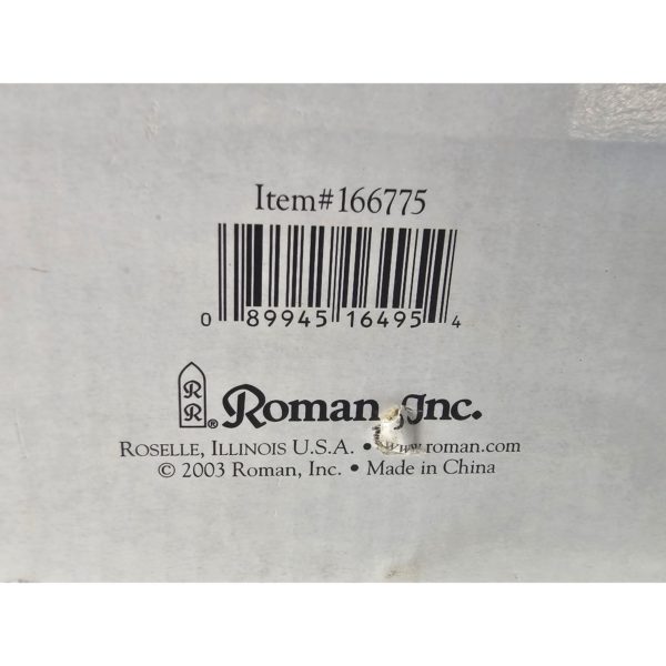 2003 Roman Lights 50 Light Gumball Tree White Metal 2 Foot