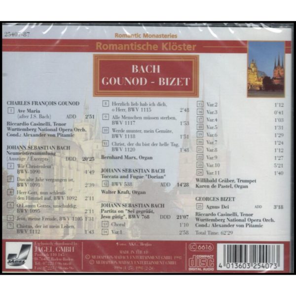 Romantic Monasteries / Romantische Kloster (Music CD)