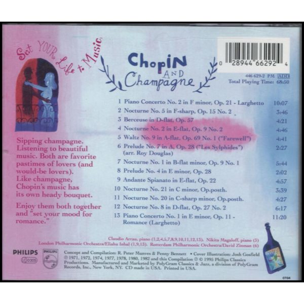 Chopin and Champagne: Set Your Mood For Romance (Music CD)