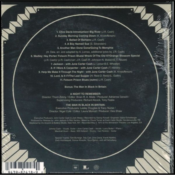 A Night To Remember - May 5th, 1973: Johnny Cash at The Ahmanson Theatre (Music CD)