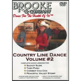 Country Line Dance Lessons Volume #2 - by Brooke & Company (DVD)
