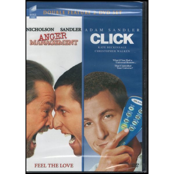 DVD Assorted Multi-Feature Movies 4 Pack Fun Gift Bundle: Anger Management, CLICK: Double Feature  His vs. Hers, XXX/ Maid in Manhattan: Double Feature  Firehouse Dog/Good Boy  Jurassic Adventures: 4 Feature Collection