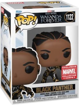 Funko Pop! Wakanda Forever Black Panther #1122 Collector Corps Marvel Exclusive