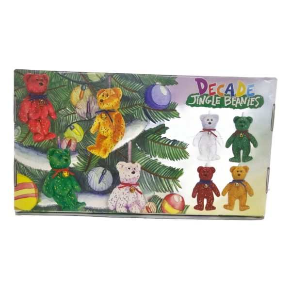 TY Jingle Beanie Babies - Set of 4 DECADE Bears Complete Boxed Set