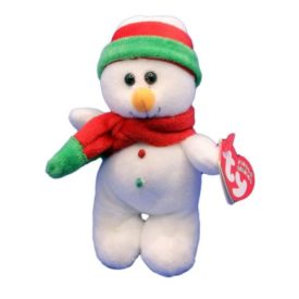 Ty Jingle Baby Beanie: FLAKESY the Snowman Plush Ornament (4.5 inch)