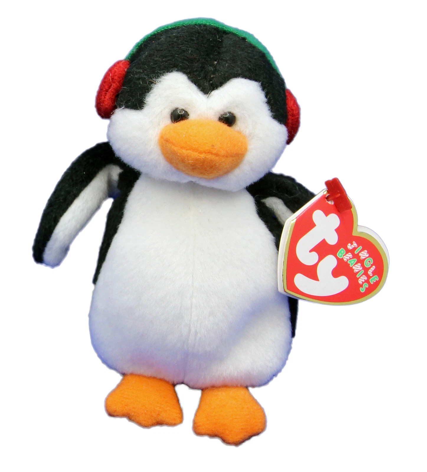 Ty Jingle Baby Beanie: SNOWBANK the Penguin Plush Ornament (4 inch)
