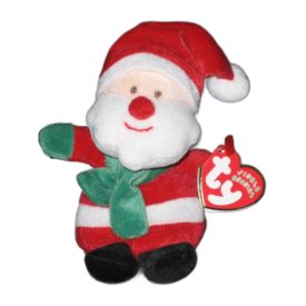 Ty Jingle Baby Beanie: KRINGLES Santa Plush Ornament (4.5 inch)