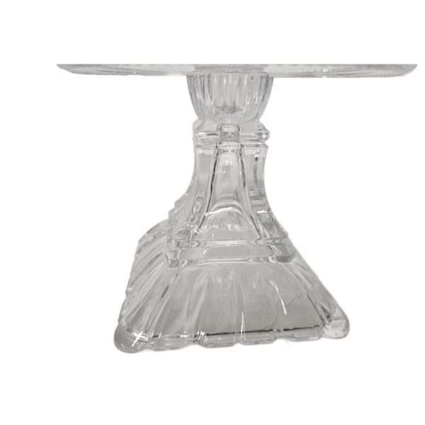 Mikasa Diamond Fire Square Footed Compote Bowl Japan 6.5 x 11 Inch