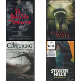 DVD Horror Movies 4 Pack Fun Gift Bundle: I'll Bury You Tomorrow  Behind the Wall  The Conjuring  Stoker Hills