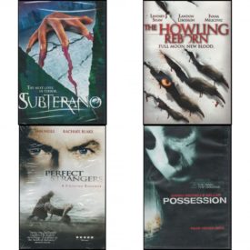 DVD Horror Movies 4 Pack Fun Gift Bundle: Subterano  The Howling Reborn  Perfect Strangers  Possession