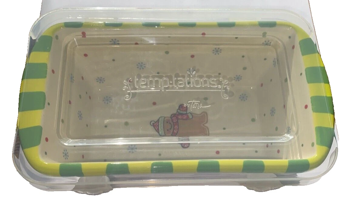 Temptations by Tara Old World Snow Friends Mini Loaf Pan Holiday Bakeware 12 oz