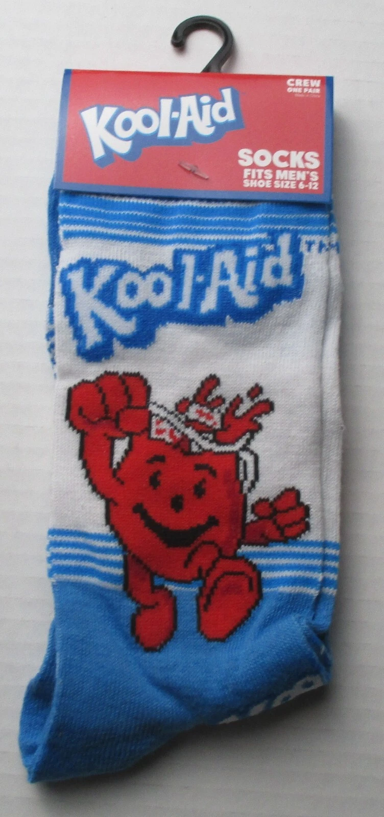 Kool-Aid Adult Men's Novelty Crew Socks Size 6-12