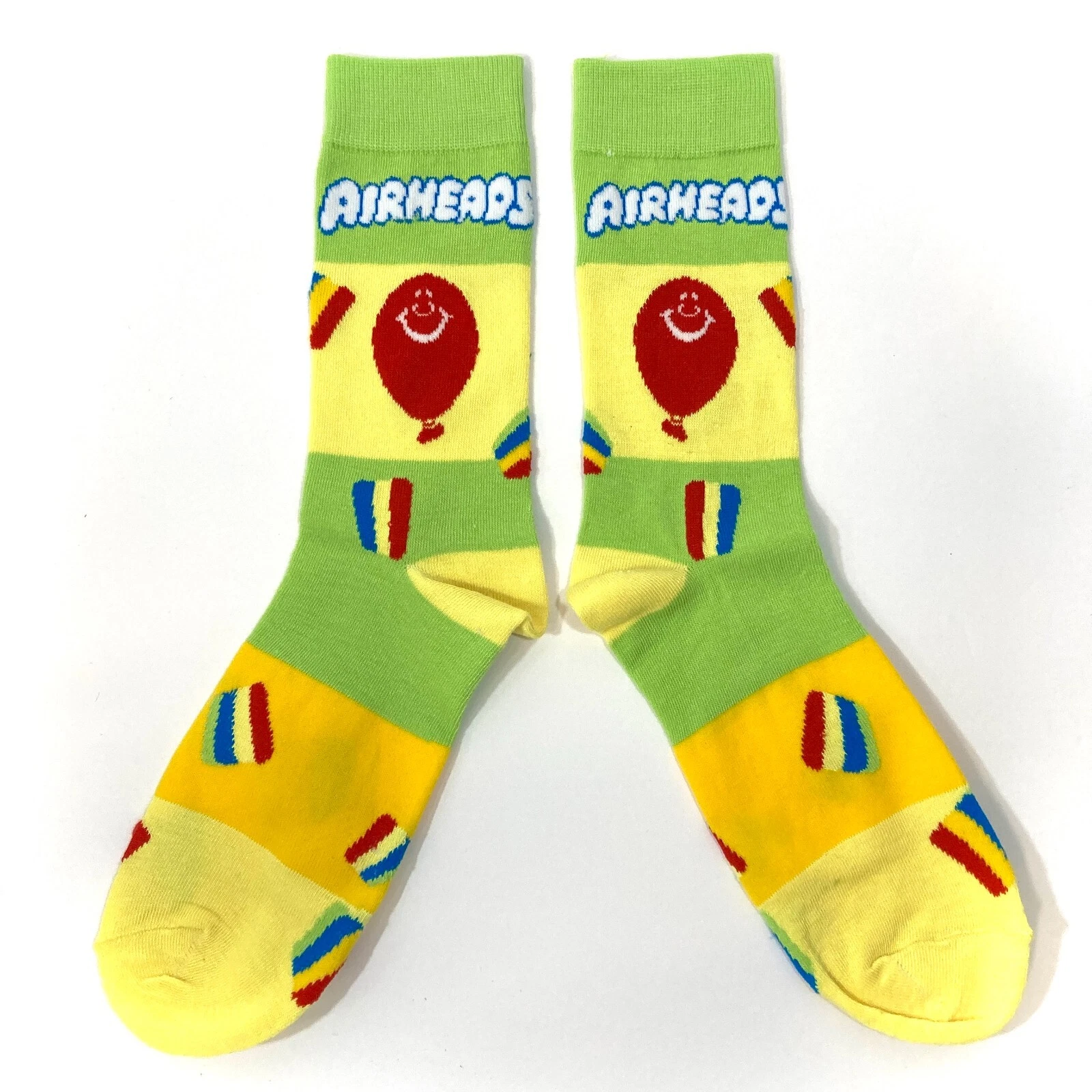 AIRHEADS Candy Adult Unisex Novelty Crew Socks One Size