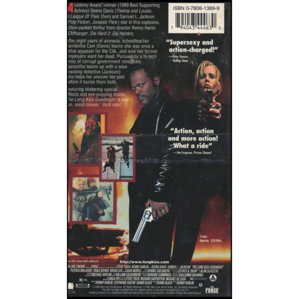 Long Kiss Goodnight (VHS Tape)