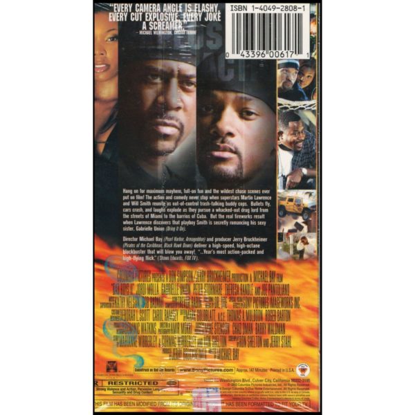 Bad Boys 2 (VHS Tape)