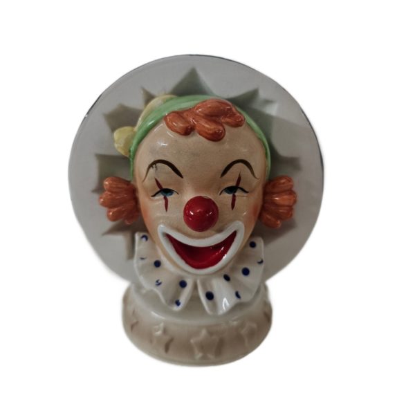 Vintage 1958 Napco Napcoware Ceramic Clown Head Planter/Vase Japan