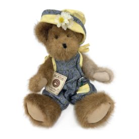 Boyds Bear Best Dressed “Doreen Q. Daisydew" Daisy Print Romper 14"