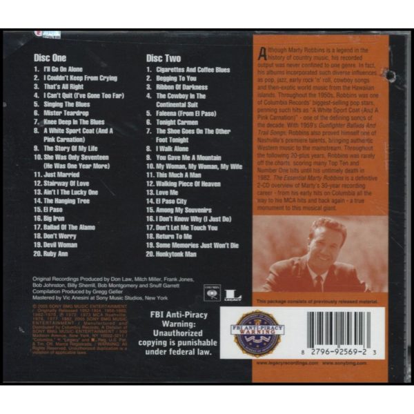 The Essential Marty Robbins (Music CD)