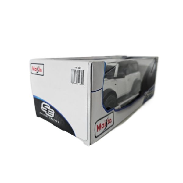 Maisto 2021 White Ford Bronco Wildtrak 1:18 Special Edition