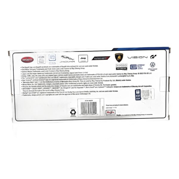 Maisto 2021 White Ford Bronco Wildtrak 1:18 Special Edition