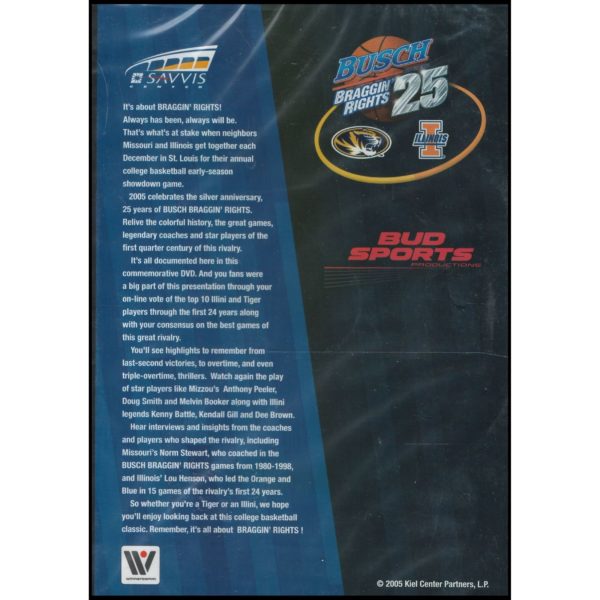 Busch Beer Braggin Rights 25 - Missouri & Illinois Wednesday, December 21, 2005 (DVD)