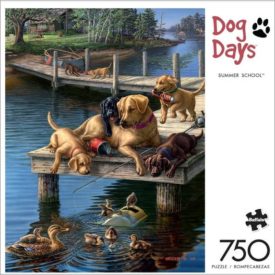Buffalo Games Dog Days "Summer School" 750 Pieces Jigsaw Puzzle