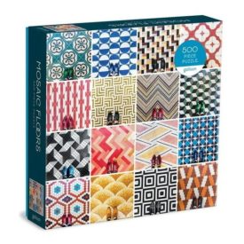 Mosaic Floors 500 Piece Puzzle Design by Galison