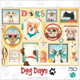 Buffalo Games Dog Days "Dogs Rule" 750 Piece Jigsaw Puzzle