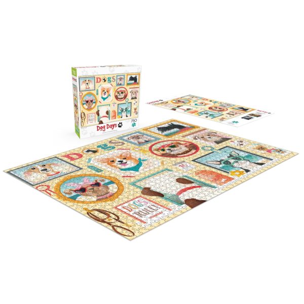 Buffalo Games Dog Days "Dogs Rule" 750 Piece Jigsaw Puzzle