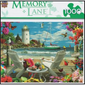 MasterPieces Memory Lane "Coastal Escape" 1000 Piece Jigsaw Puzzle