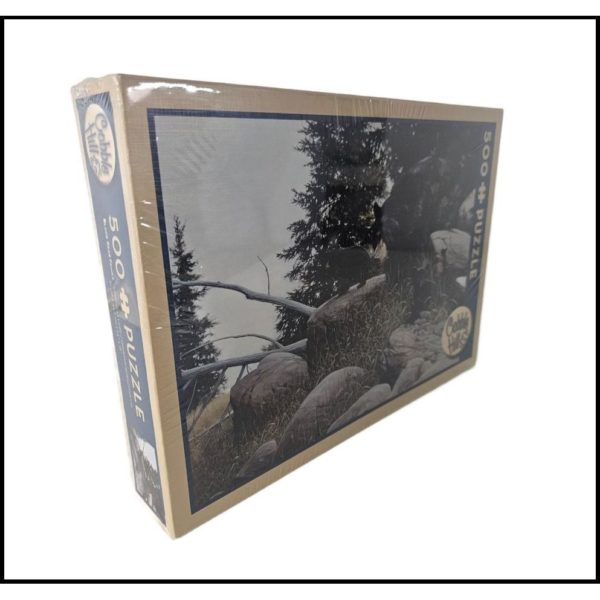 Cobble Hill "Black Bear Family" 500 Piece Puzzle