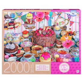 Artist Lars Stewart "Tea Party Tent" 2000 Piece Adult Jigsaw Puzzle