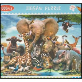 Animal Kingdom Africa 1000 Piece Puzzle