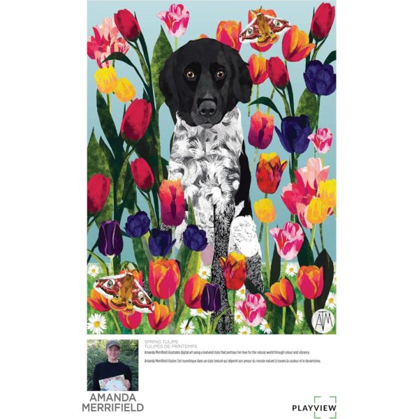 Amanda Merrifield "Spring Tulips" 1000 Piece Jigsaw Puzzle