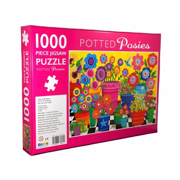 Potted Posies 1000 Piece Jigsaw Puzzle