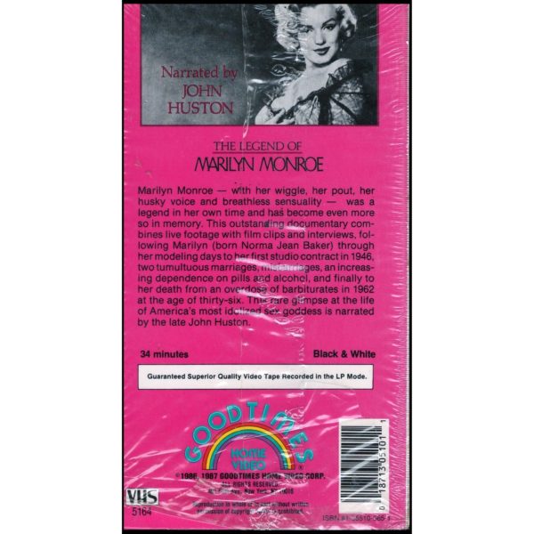 The Legend of Marilyn Monroe (VHS Tape)